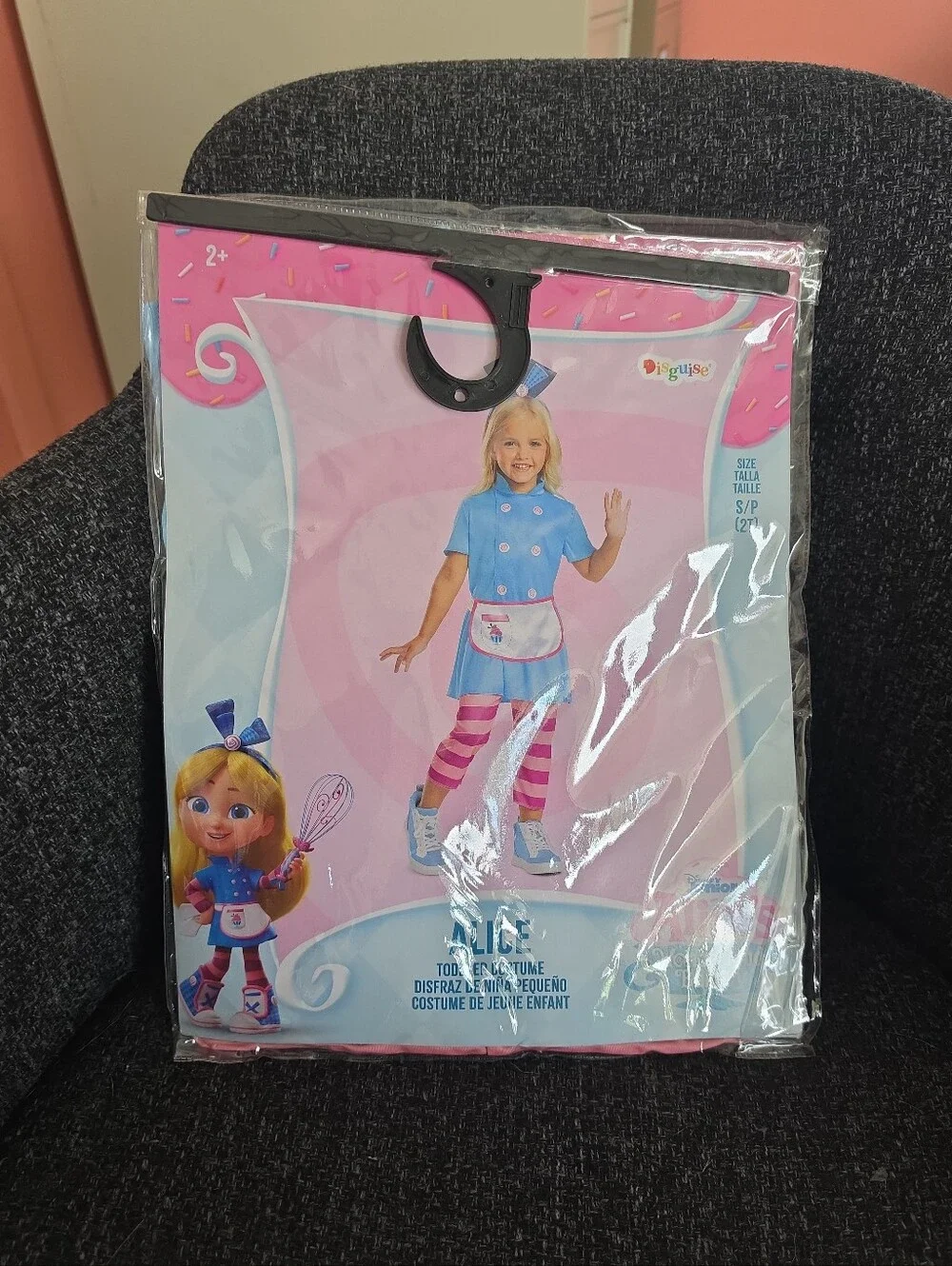 NIP Disguise Toddler Size 2T Junior Alice's Wonderland Bakery Halloween Costume